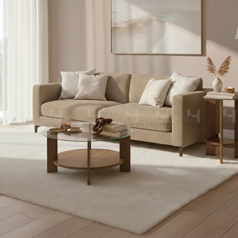 LuxeGlass أناقة الزجاج ودفء الخشب في قطعة واحدة! ✨